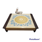 VTG Warm O Tray Food Warmer Blue Cornflower & Gold Model 30T Tested Works