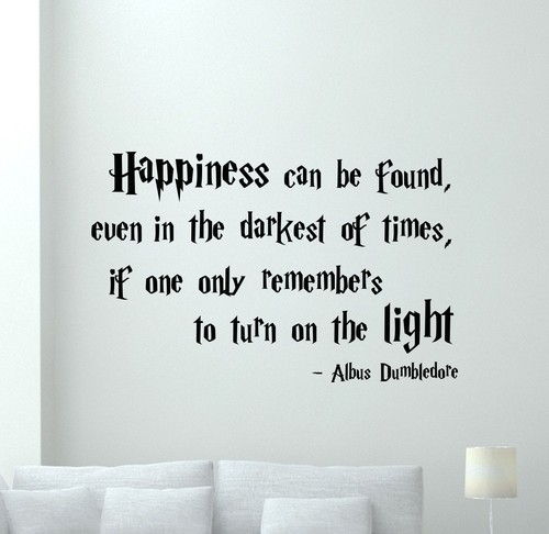 Harry Potter Quotes Wall Decal Albus Dumbledore Vinyl Sticker Art Mural 89crt - Picture 1 of 2