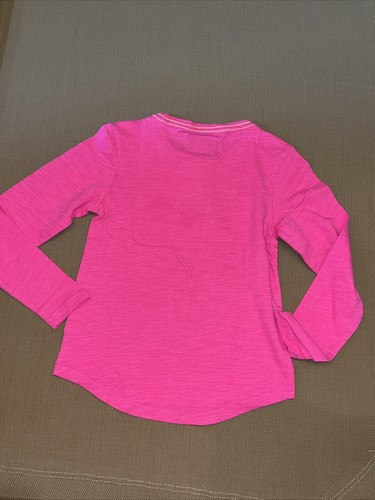 Appaman X Peanuts Kids Girl's Pink Long Sleeve Graphic Tee Top Size 10 - Picture 3 of 5