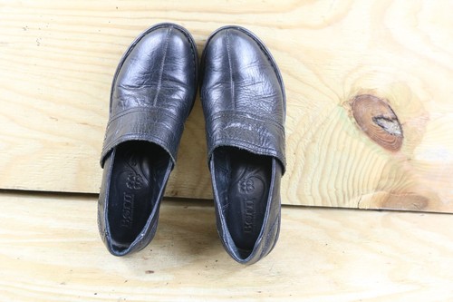 Born Boots Womens 8M Black Leather Dollie Platform  Ankle Bootie Shoes - Picture 5 of 8