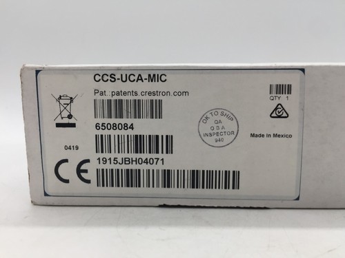 NEW/OPEN BOX Crestron Mercury CCS-UCA-MIC Expansion Microphone FREE S/H - Picture 3 of 3