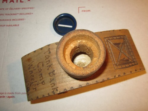Banco tanque de juguete de madera raro vintage Camp Wheeler GA. - Imagen 6 de 6