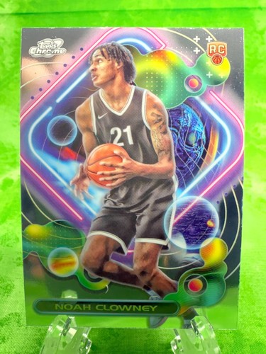 Noah Clowney (RC) 2023-24 Topps Cosmic Chrome Basketball #169 Brooklyn Nets - Picture 1 of 11