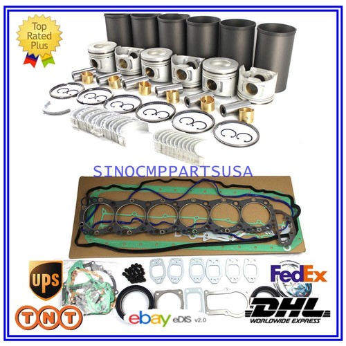 J08C J08CT JO8C Engine Rebuild Kit for Hino KC-FF1J KC-FD1J Truck with Gasket - Picture 1 of 12