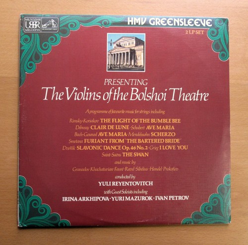 ESDW 707 The Violins Of The Bolshoi Theatre Yuli Reyentovitch 2LP NM Gatefold - Picture 4 of 5