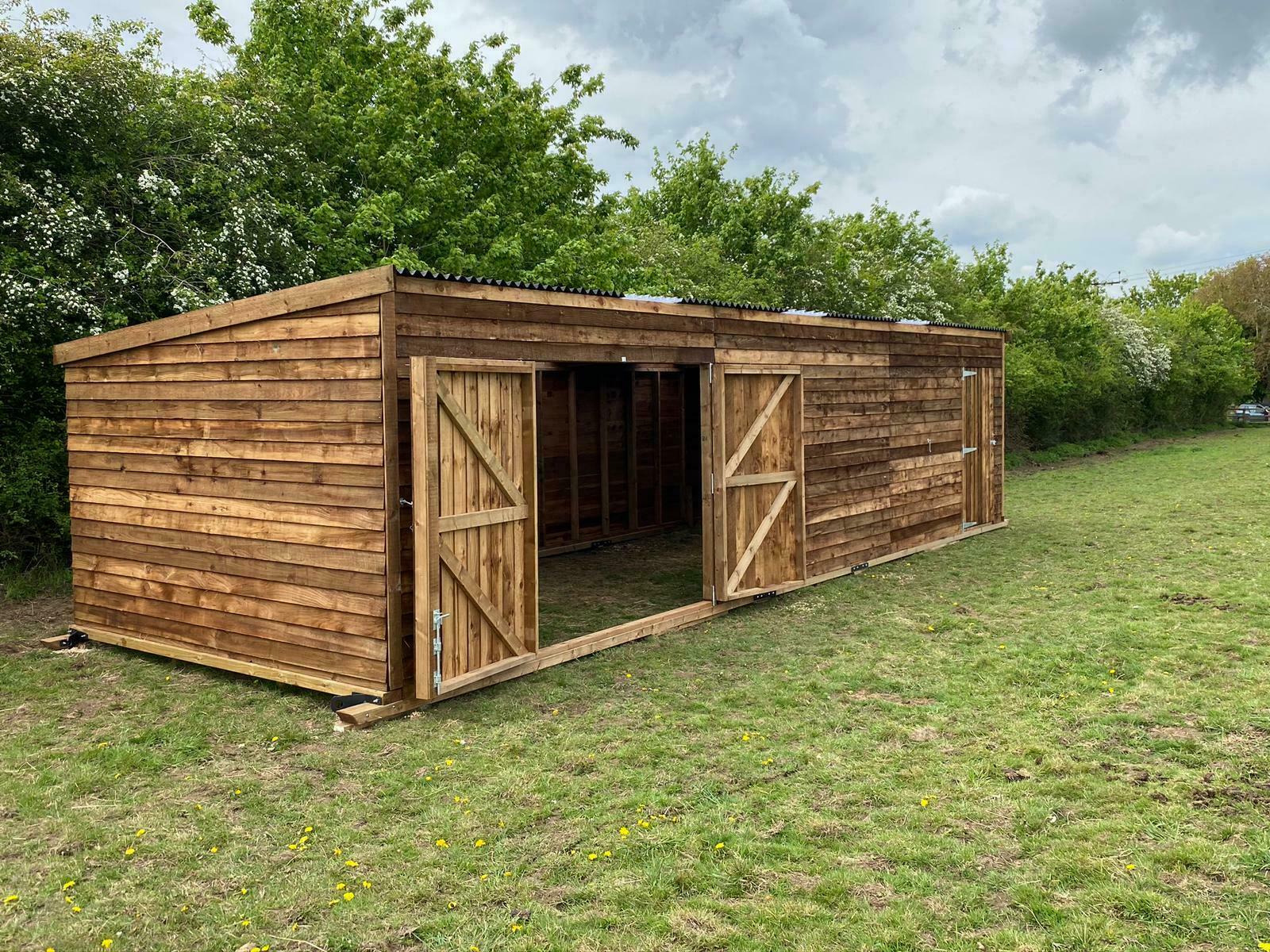 36X12 Animal Field Shelter / Stable Options Skids,Overhang