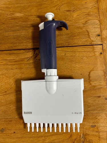 Rainin Pipet-Lite L20 2-20 uL LTS L-20 12-Channel Multi Adjustable Pipette +WAR - Picture 4 of 4