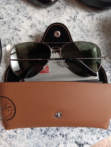 Ray-Ban RB3025 Unisex Aviator Sunglasses Silver/Grey - Picture 2 of 5