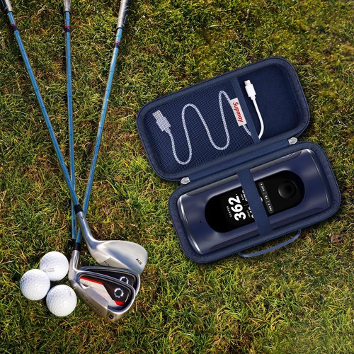 Hard Carrying Case for Tees Golf Player+ GPS Speaker with Touch Screen Blue - Picture 6 of 6
