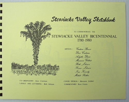 The Stewiacke Valley Bicentennial Sketchbook 1780-1980 Nova Scotia Free Shipping - Foto 2 di 5