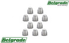 Lug Nut Cover Stainless Steel Push On 1-1/2in 10PK