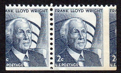 1280 2c Wright miscut booklet pair DG