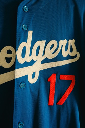 Shohei Ohtani Los Angeles Dodgers Nike Heim Replica Spieler Python Trikot-ROYAL - Bild 5 von 6