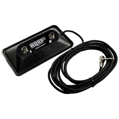 HQRP Two-Button Gitarre Amp Fußschalter für Peavey 03022910 03008010 03330850