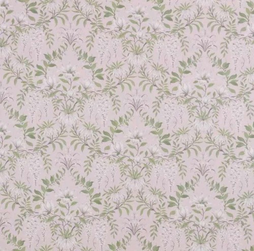 Laura Ashley Parterre Fabric Storage Footstool Floral Sage Green Pouffe Pink - Picture 9 of 24