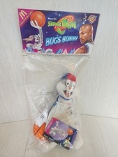 New VTG 1996 McDonalds WB Space Jam Looney Tune Squad Bugs Bunny Plush Toy WT22