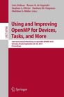 Using and Improving OpenMP for Devices, Tasks, and More (2014, Taschenbuch)