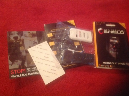 Zagg invisibleSHIELD Full Body Protective Film for Motorola Droid RAZR!  NEW! - Picture 7 of 8