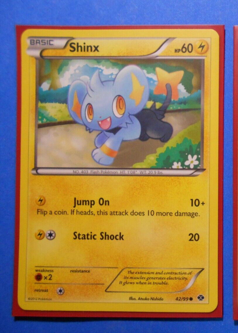 Shinx 42/99 Pokemon card BW Next Destinies common NM