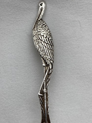 Sterling Silver .925 ~ "Pelican" Souvenir 5 1/2" Spoon - Picture 3 of 8