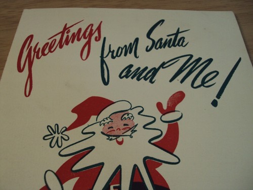 VTG 1950's Store ADVERTISING Folder/SANTA CLAUS Photo~"GOTTSCHALK'S" Fresno CA~ - Picture 2 of 7
