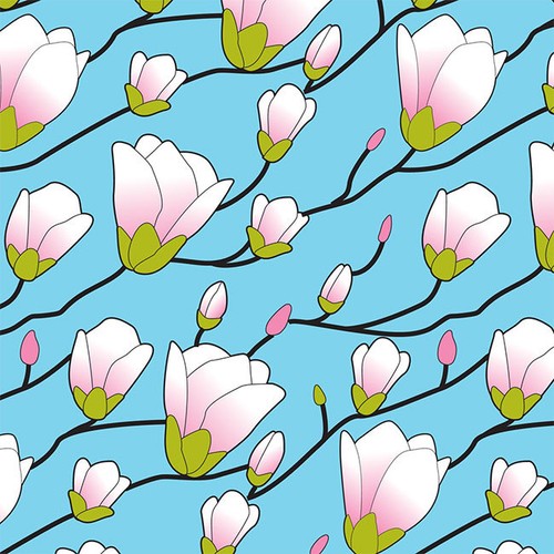 Early Spring Print Tissue Paper 500x750mm Multi Listing - Picture 1 of 3