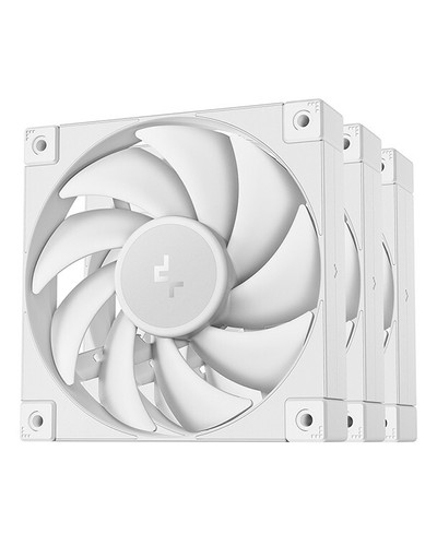 DeepCool FD12 White 3 IN 1 Performance 120mm Case Fan - Picture 1 of 6