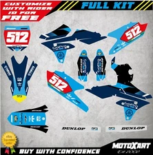 Custom decal Kit to Fit Yamaha YZF 250 2014 - 2018 BOOST STYLE graphics stickers
