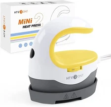 Mini Heat Press Machine Irons for Crafts, Portable Heat Press Easy for T-Shirts