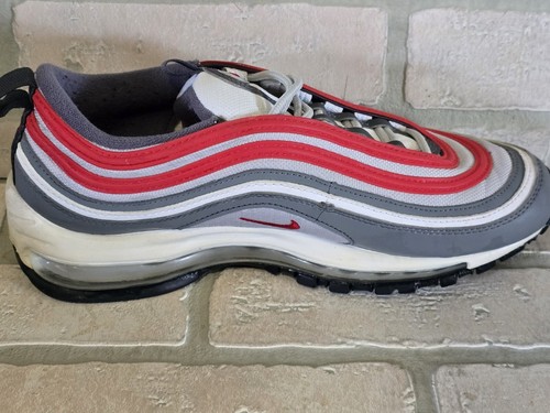 Nike Air Max 97 GS Smoke Grey University Red 921522-017 Size 7Y / Women's Sz 8.5 - Picture 3 of 9