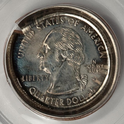 1999 PCGS MS67 Deep Obverse Die Cap Statehood Quarter Mint Error High Grade - Picture 1 of 4