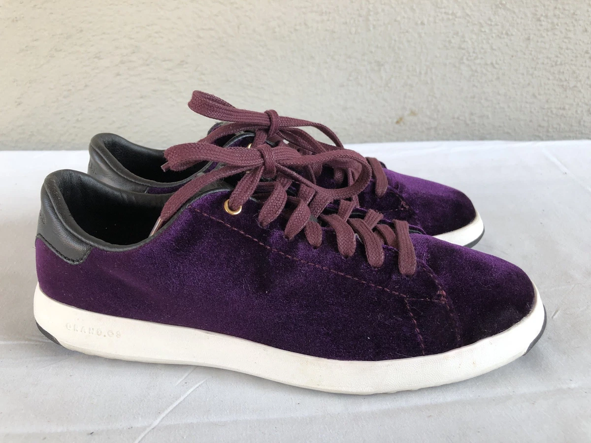 EUC 130 Cole Haan US 6B Grandpro Tennis Malbec Velvet Shoes