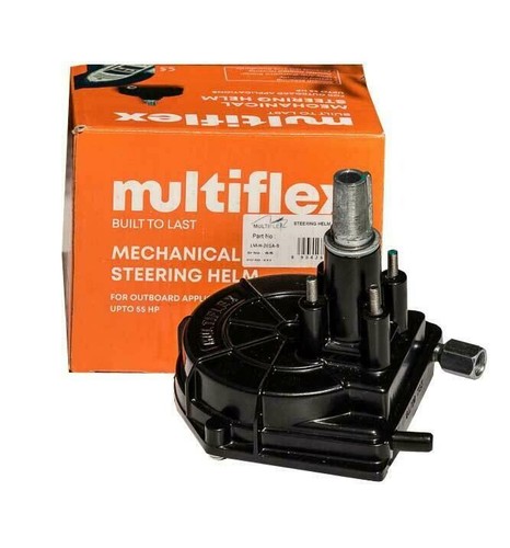 Multiflex Boat Steering Helm c/w Bezel  55hp Fits Both Port & Stbd Outboard/Inbd - Picture 1 of 3