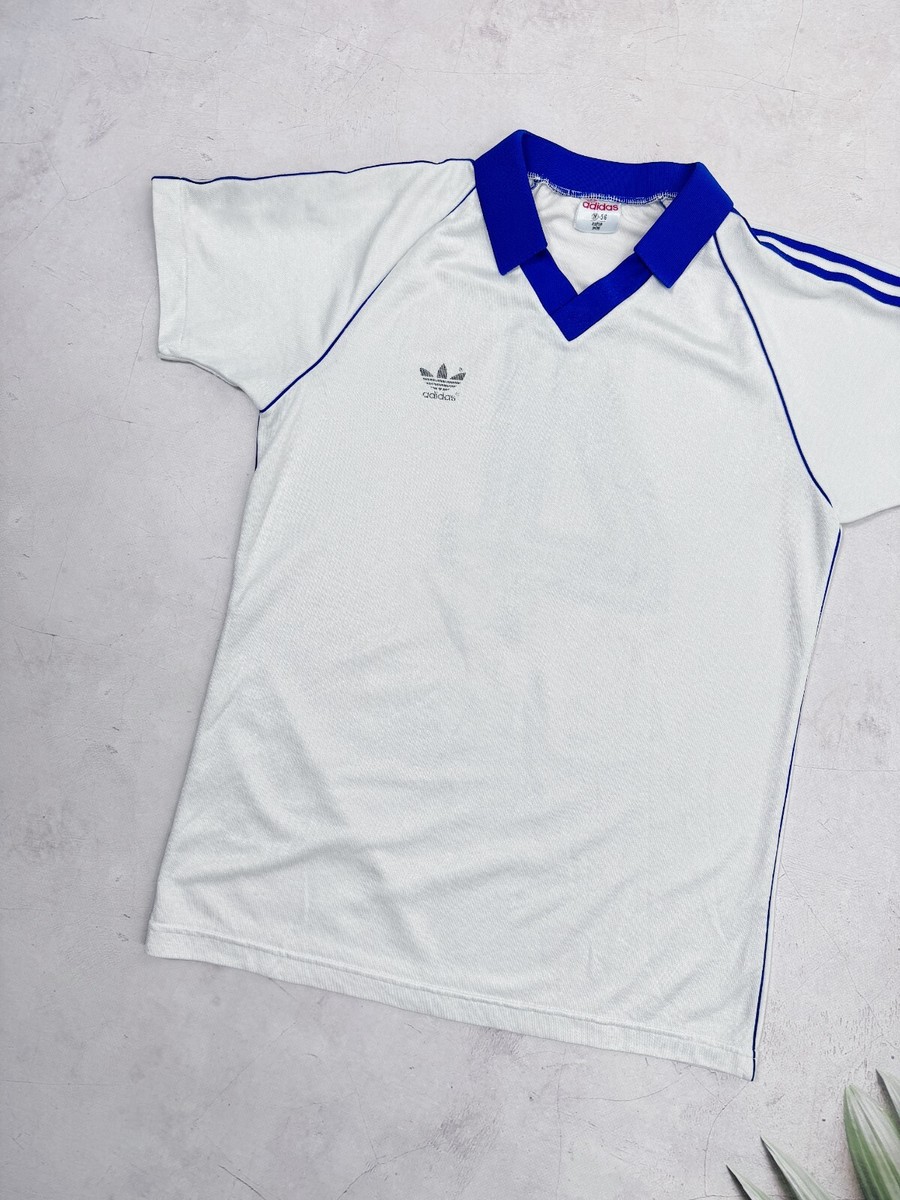 Retro 70s Adidas T-Shirt V-Neck Player Issue #4 West Germany