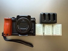 Sony ZV-1 Camera  4 Batteries  Chargers  Protective Cage Used Once 