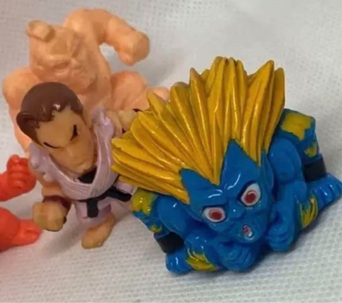 Street Fighter Fatal Fury Figur Minipuppe 8er Set Chun Li Dan Retro Japan m460 - Bild 6 von 14