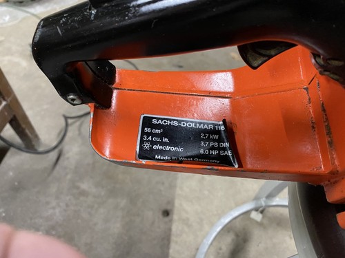 SACHS  DOLMAR 116 SACHS DOLMAR 116 Chainsaw 18” Bar - Picture 4 of 5