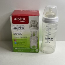 Playtex Nurser Drop-Ins 4oz 100ct DISPOSABLE BOTTLE - With Bottle