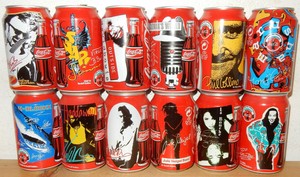 1996-COCA-COLA-12-cans-MUSIC-set-from-GERMANY-33cl
