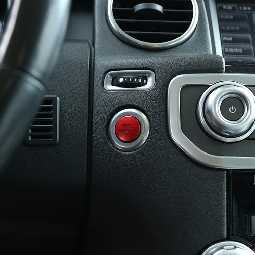 Car Engine Start Stop Button Cover For Land Rover Range Discovery 4 LR4 2010-16 - Picture 4 of 7