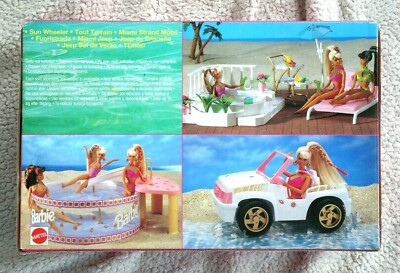 VINTAGE BARBIE JEEP: MIAMI SUN WHEELER (67557, NO DOLL). VHTF