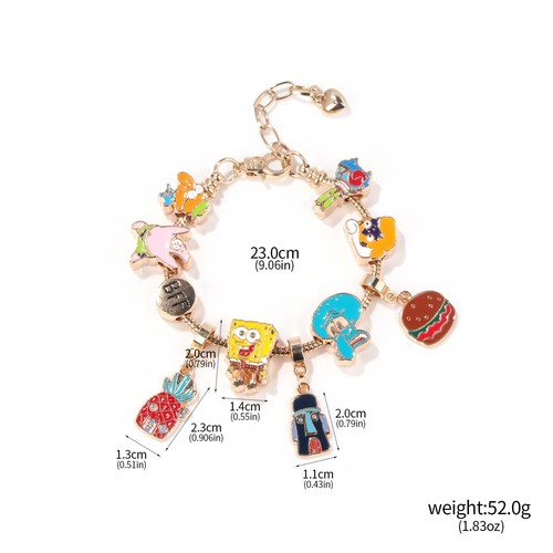 Cartoon bracelet Patrick Star Hand Decorative BFF Girls Gift - Foto 2 di 16
