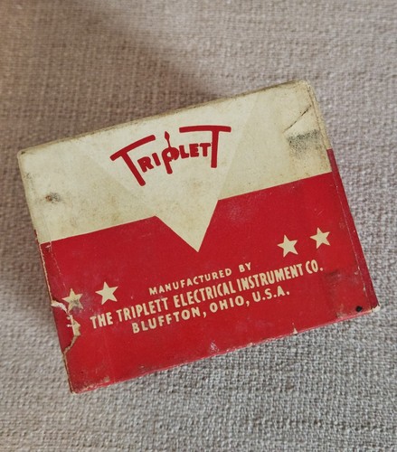 Vintage Gauge TRIPLETT Model 221-T 0-10 AMP ~ Original Box ~ - Picture 8 of 9