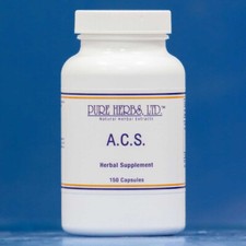 Pure Herbs: A.C.S. All Cells Salts - 150 Capsules, 400mg.