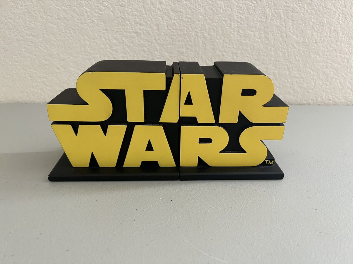 Star Wars Logo Collectible Bookend #1271000 [Gentle Giant Star Wars Logo Collectible Bookend #1271000 [Gentle Giant
