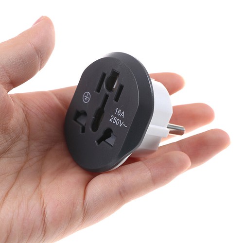 16A Universal EU Travel Adapter Euro Converter UK US AU to EU AC Socket Plug SR - Picture 5 of 12