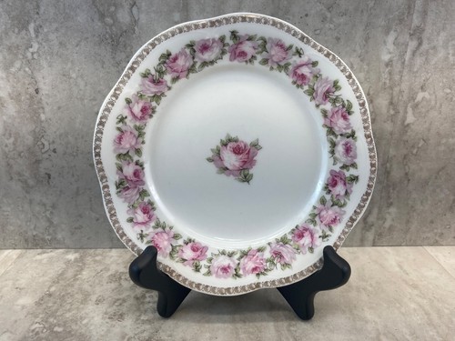 ZS & Co - Mignon - Bread/Butter Plate - 6" / Set of 8 - Rose Pattern - Vintage