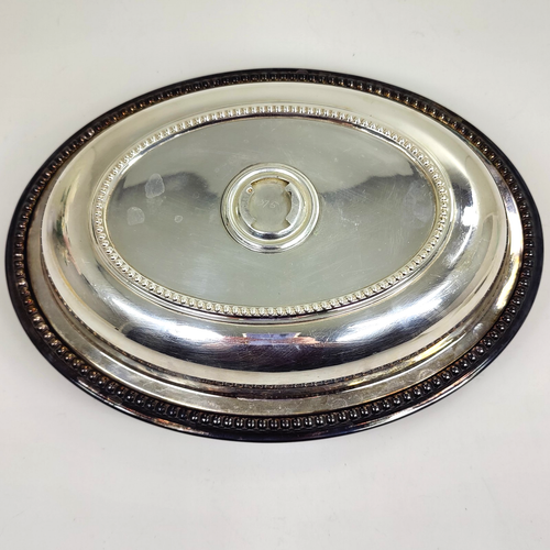 Vintage Silver Plated Oval Tureen 11" - *Key Handle Missing - Henry Birks & Sons - Picture 2 of 6