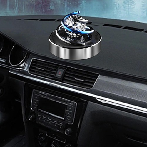 Solar Energy Rotating Car Air Freshener for Living Room Bathroom Office - Bild 23 von 28