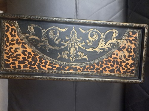 Vintage John Richards Collection,  Large Leather Box,  Suede Inside - Bild 12 von 18